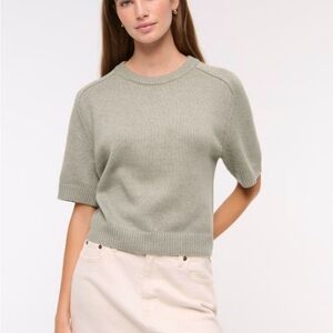 A&F Madeline Crew Sweater Tee